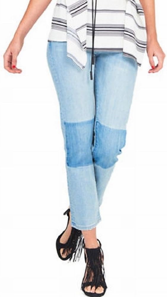 KENDALL + KYLIE Women's Zip Up Double Pocket Cropped Jacket